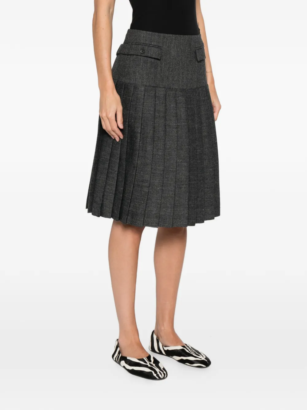  Paloma Wool Plugin Pleated Mini Skirt - Grey 