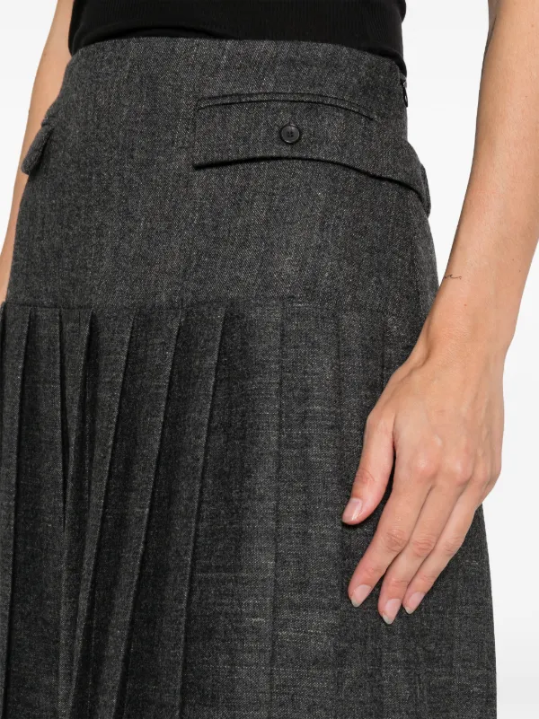paloma-wool ロングスカート GILMA-Long skirt featuring a wrap-around detail that ties at the