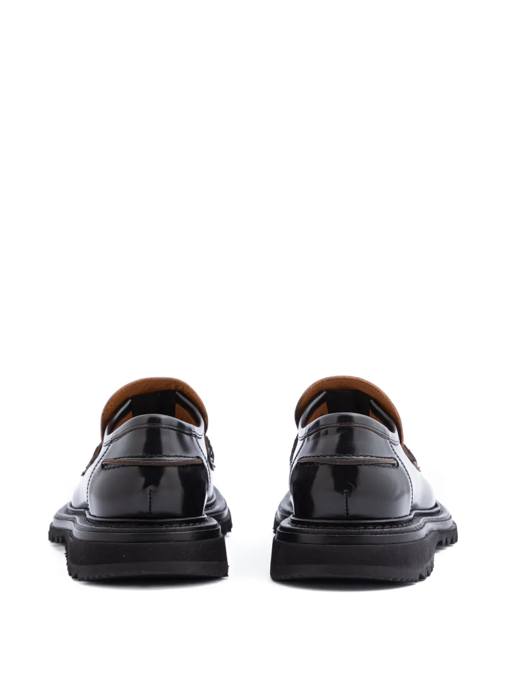 Buttero Lucca loafers met chunky zool Zwart