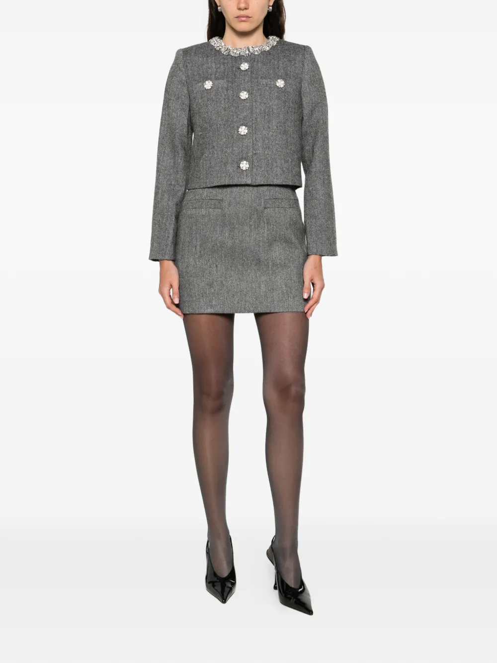 Self-Portrait cropped jacket | Chamarras cortas | Image 2