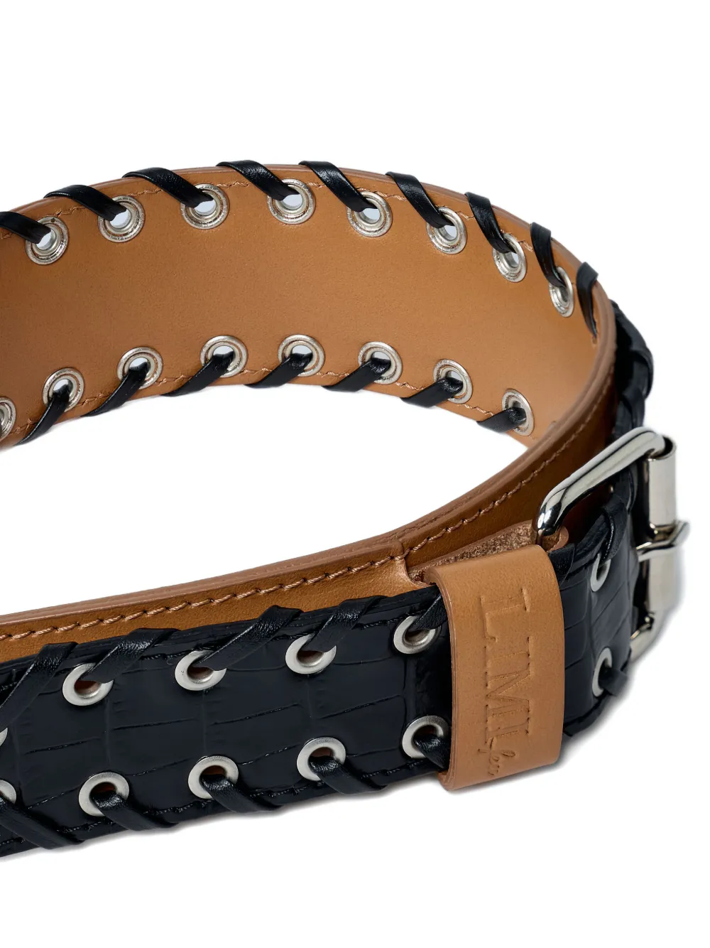 Limi Feu Silver-tone Hardware Headband In Black