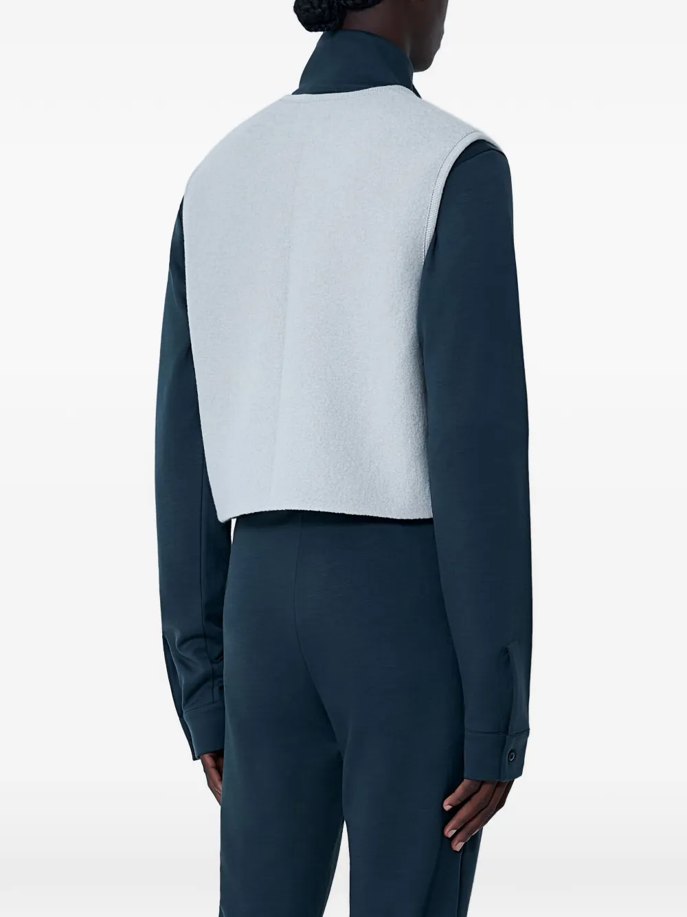  Rier Patch-pocket V-neck Gilet - Grey 
