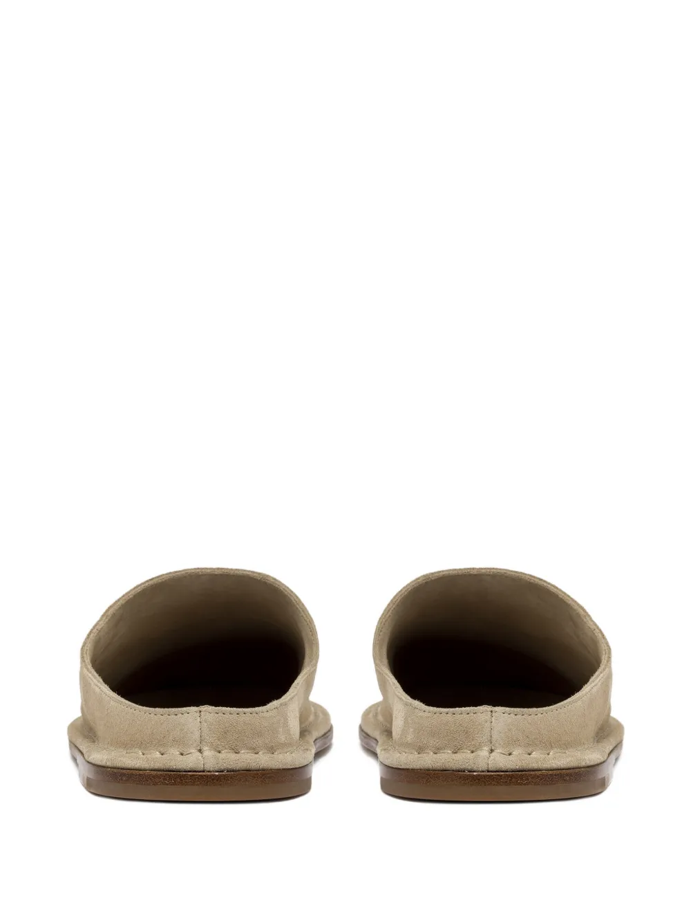 Buttero suede stitched sandals Beige