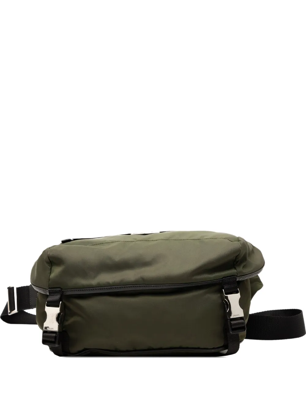 Prada Pre-Owned sac banane Tessuto Double Buckle (2013-2025) | vert | Image 1