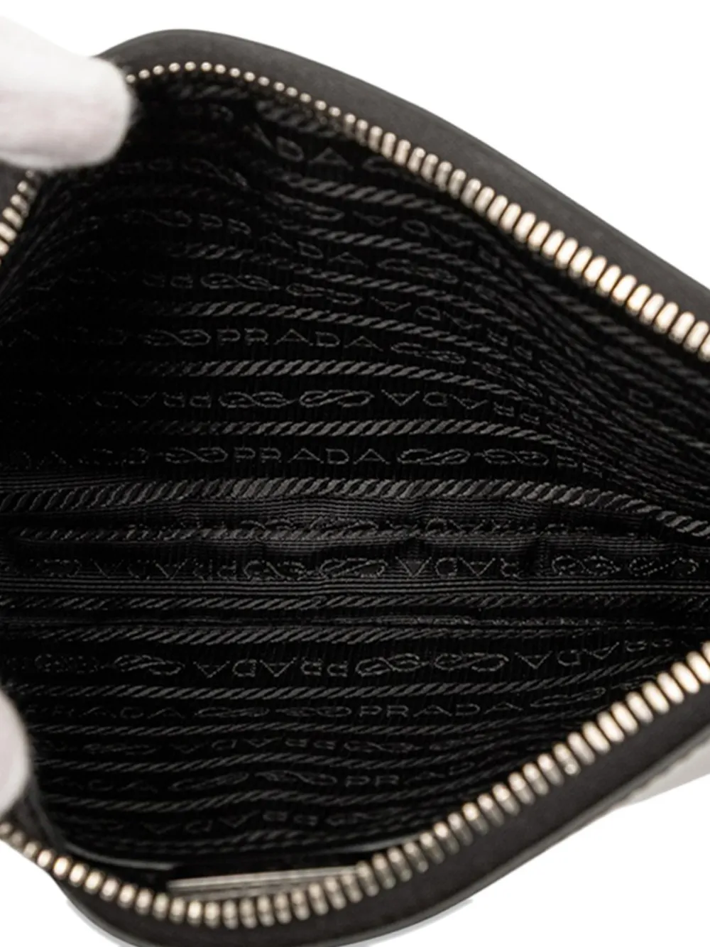 PRADA Pre-owned 2013-2025 Spazzolato Zip Top Crossbody Bag In Black