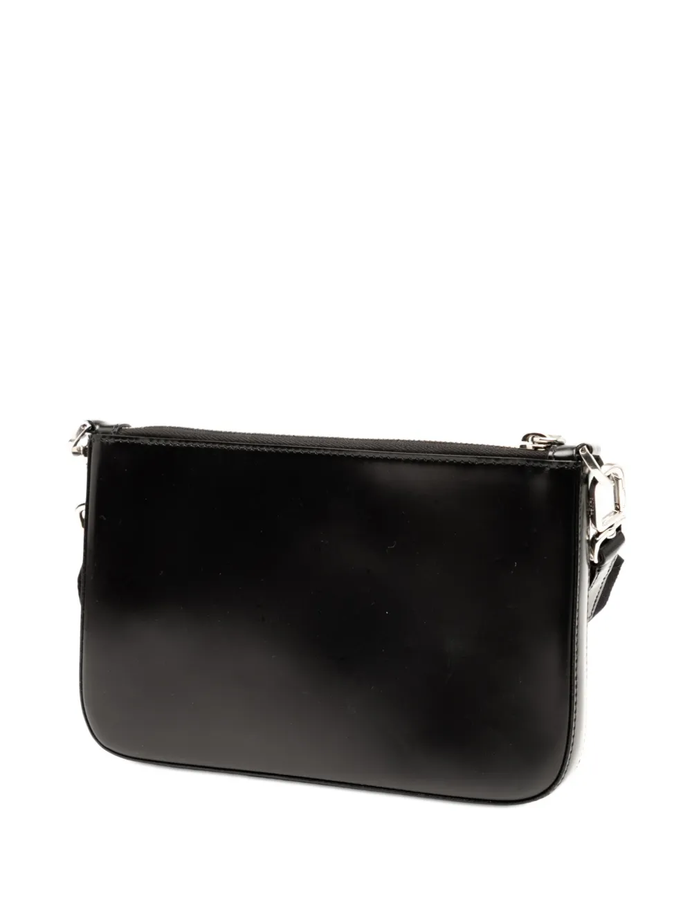 PRADA Pre-owned 2013-2025 Spazzolato Zip Top Crossbody Bag In Black