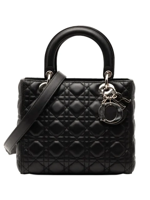 Christian Dior Pre-Owned 2018 Medium Lambskin Cannage Lady Dior satchel