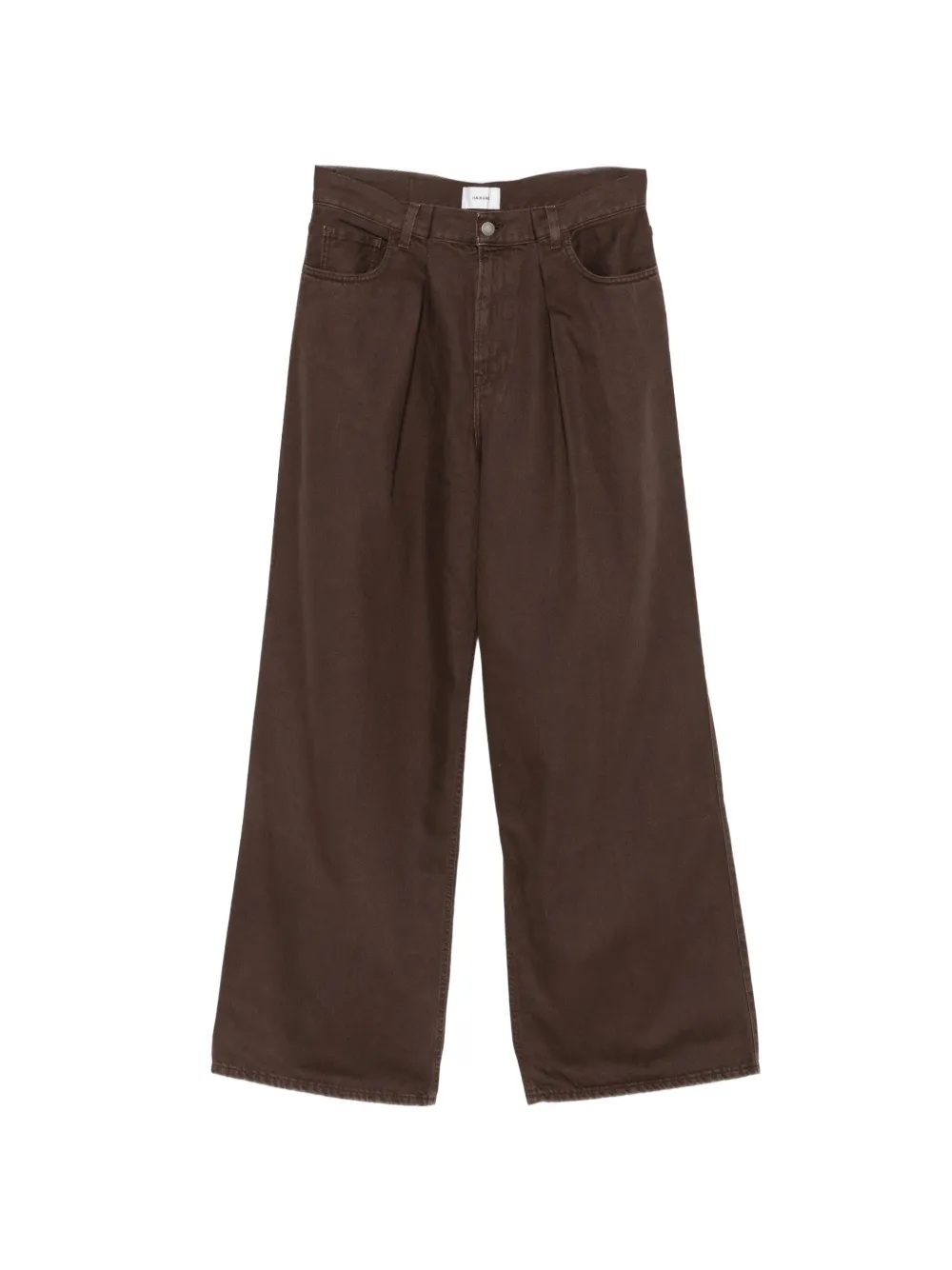 Haikure Candy pleated palazzo pants Bruin