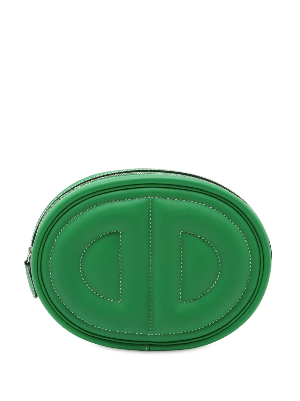 Pre-owned Hermes 2020 Swift In The Loop Verso Belt Bag In Green