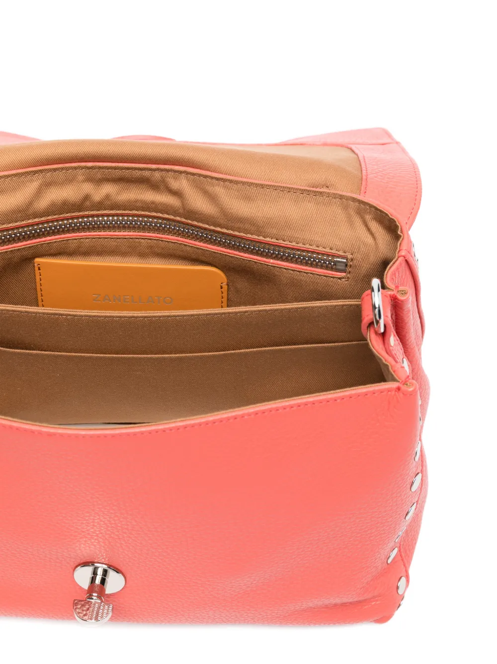 Zanellato Postina Daily kleine shopper met draaislot Rood