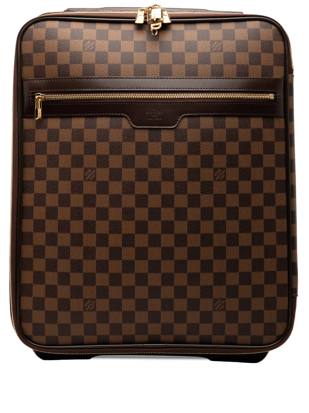 Louis Vuitton Pre-Owned bolsa de viaje Damier Ebene Pegase 45 2012 | marrón | Image 1