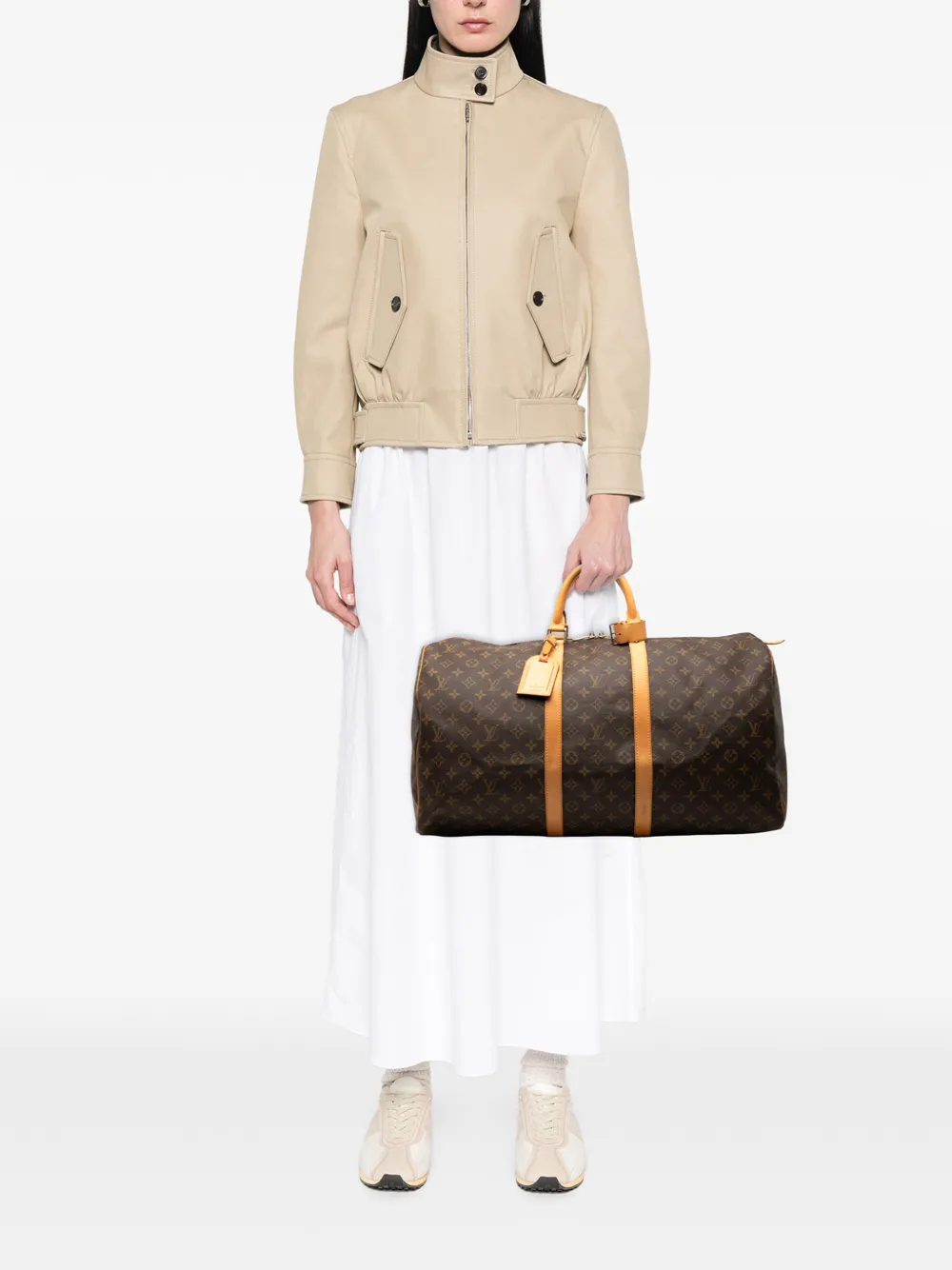 Louis Vuitton Pre-Owned bolsa de viaje Monogram Keepall 55 | Estilos de archivo | Image 2