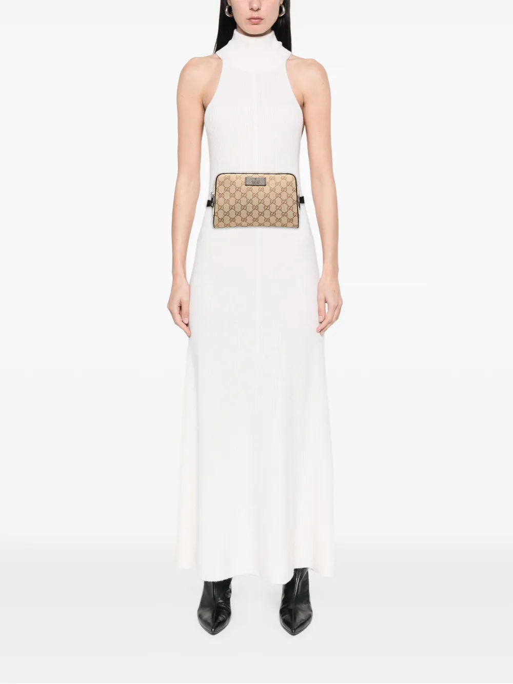 GUCCI Pre-owned 2000-2015 Gg Canvas Belt Bag In Brown