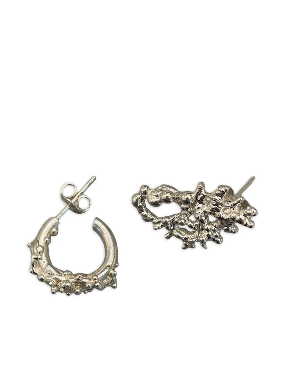 Alga Jewelry Orecchini Creole Coral - Argento