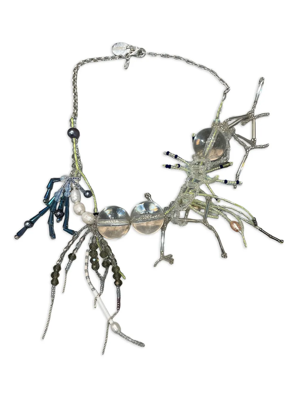 Alga Jewelry Collana Recif con perline - Argento