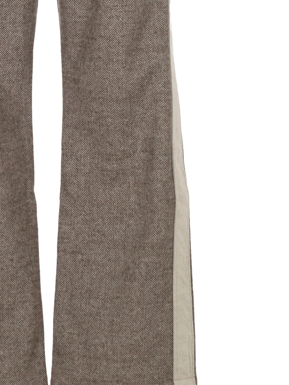 Fiorucci Side-stripe Trousers In Brown