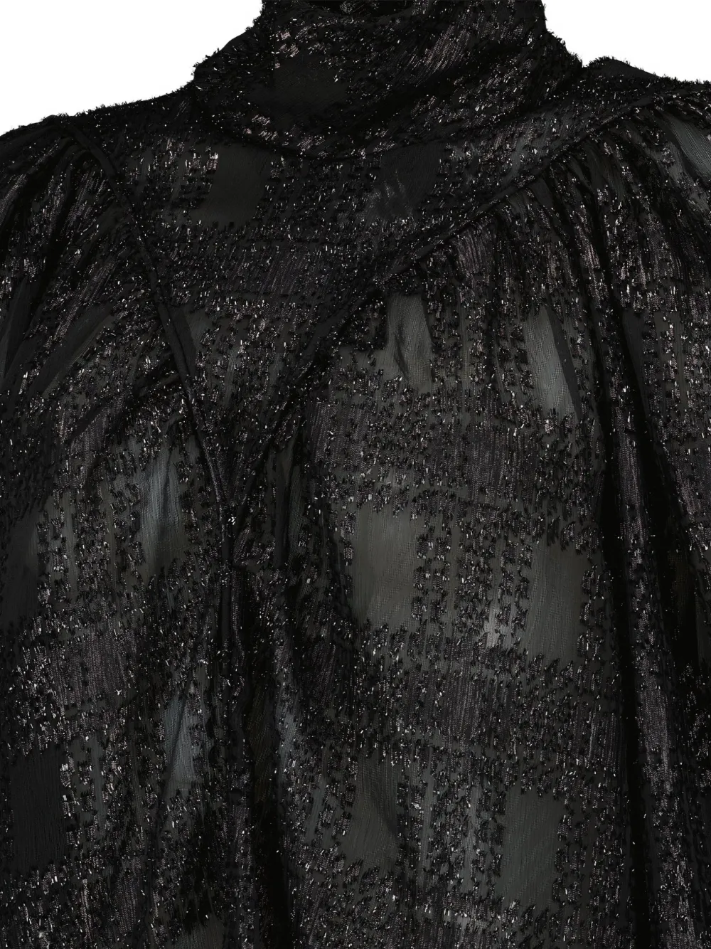 Iro Embellished Turtleneck Blouse In Black