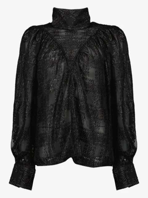 IRO embellished turtleneck blouse