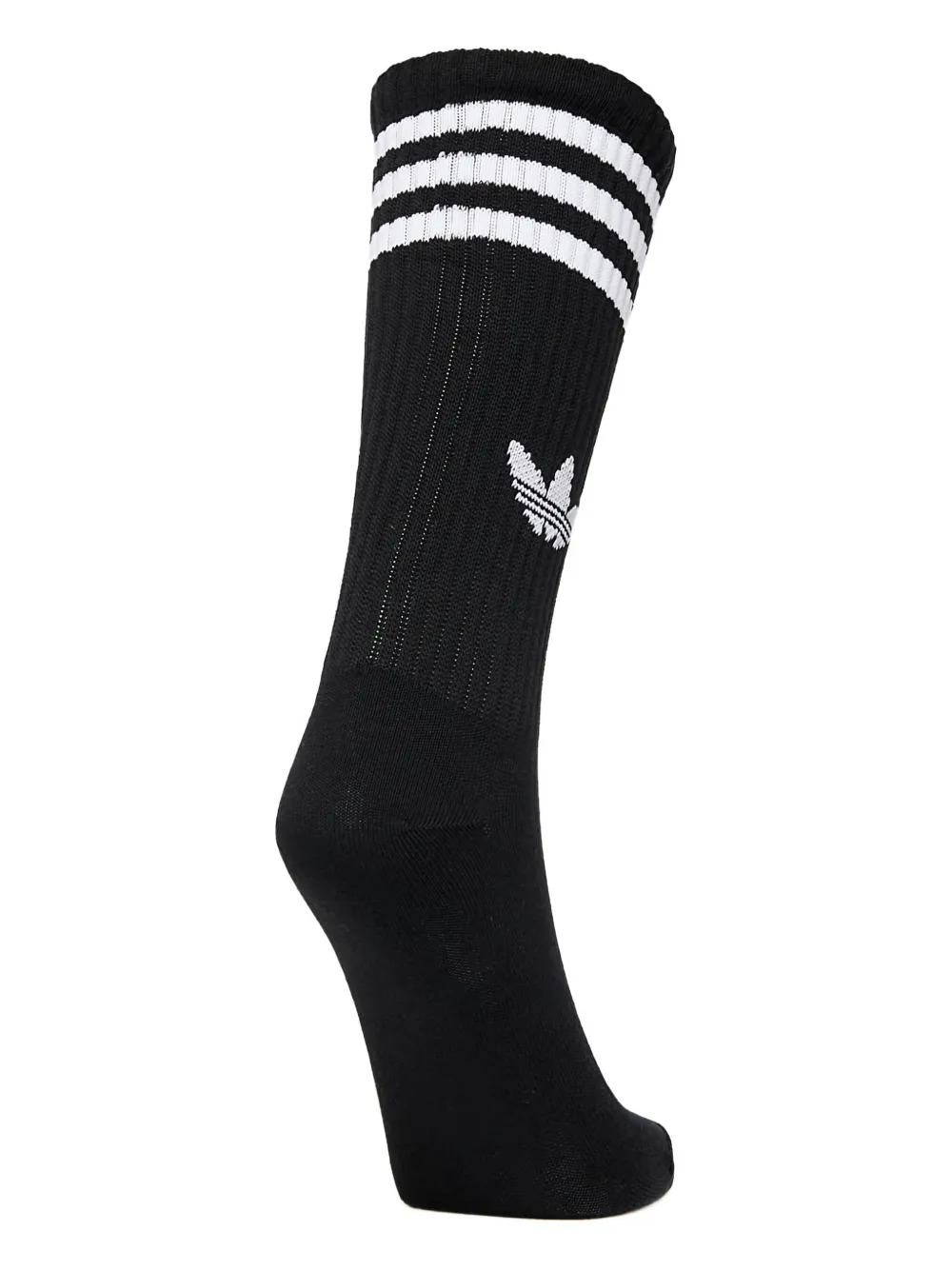 Adidas Originals Three-stripes Logo Socks (pack Of Three) In Black