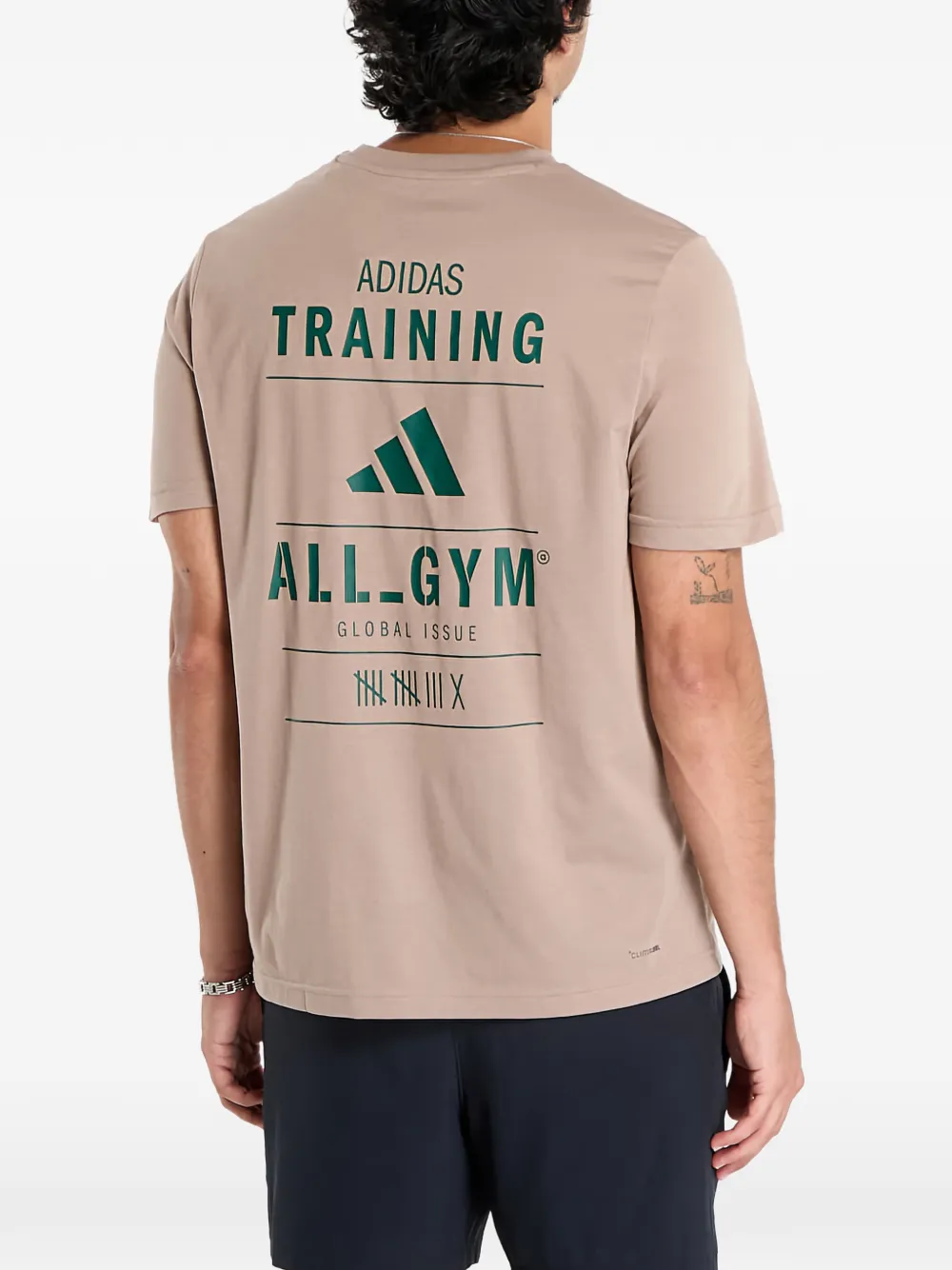 adidas graphic-print T-shirt Bruin