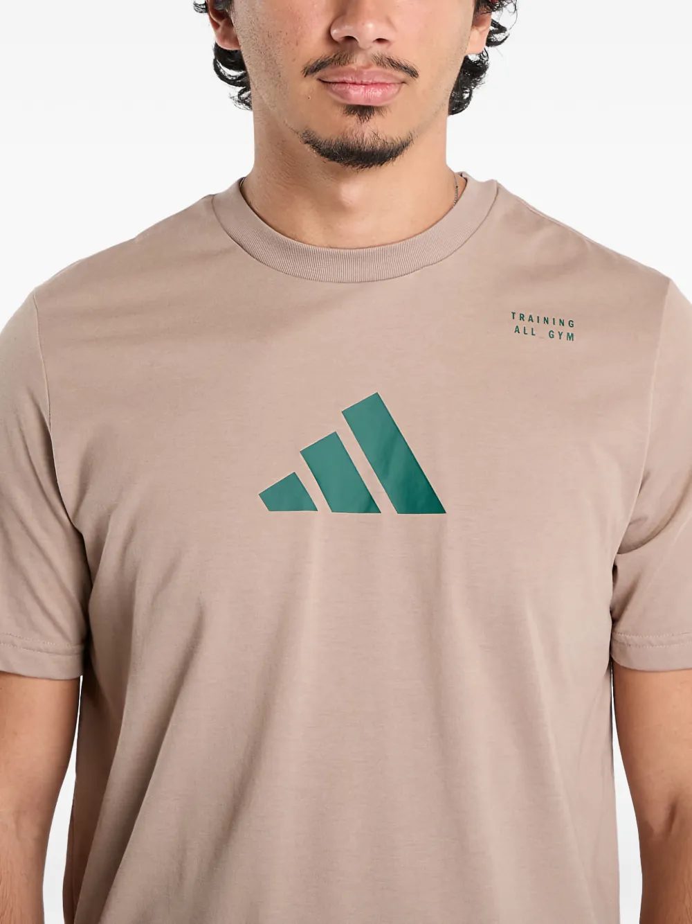 adidas graphic-print T-shirt Bruin