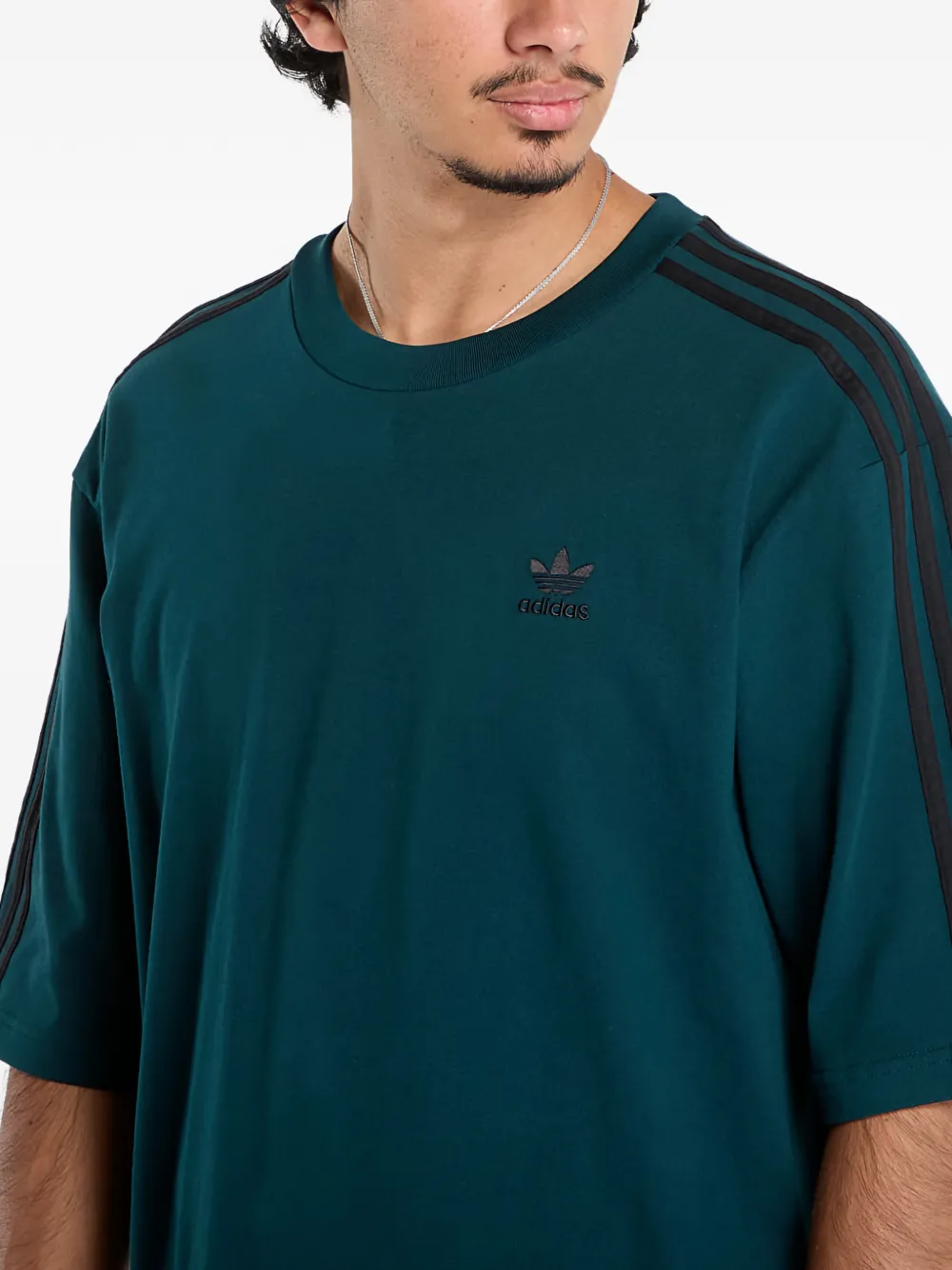 adidas Adicolor 3-Stripe T-shirt Groen