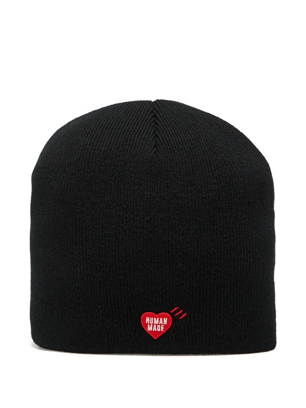Human Made Heart-logo Beanie In Black