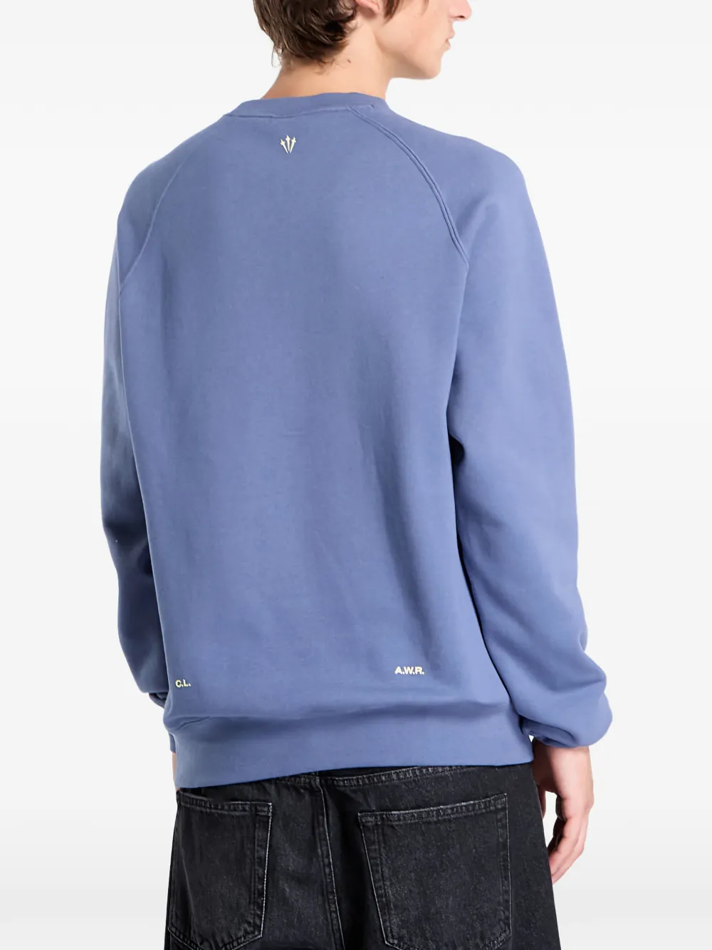 Nike x Drake Nocta logo crew-neck sweatshirt Blauw