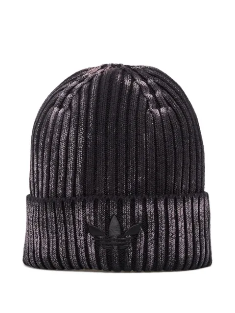 adidas washed-effect logo-embroidery beanie