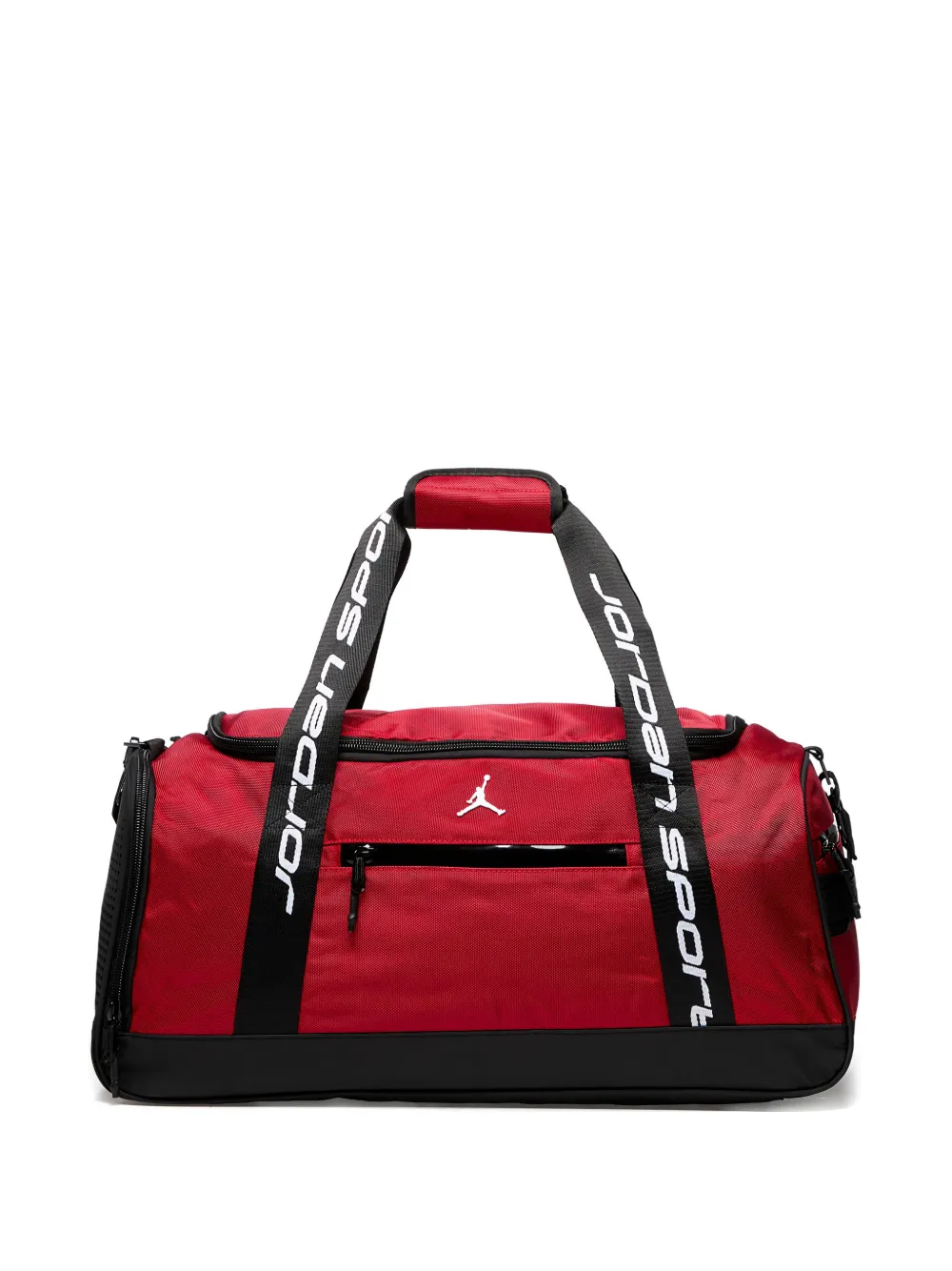 Jordan Logo-patch Strap Duffle Bag In Red