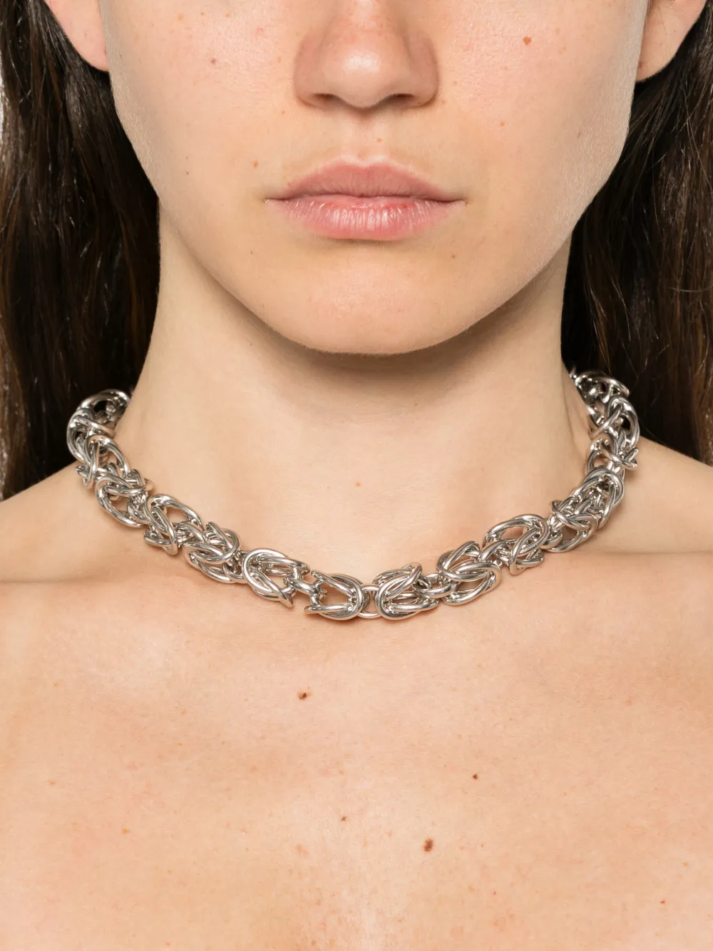 TOTEME Byzantine collar necklace - Zilver