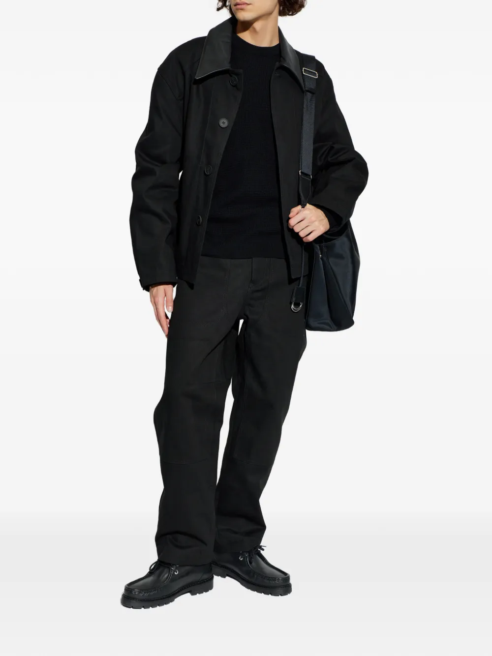 Studio Nicholson Dover long-sleeve overshirt | Shirt Jackets | Image 2