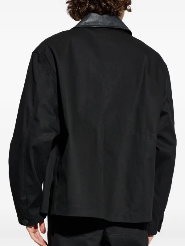 ジャケット・アウター STUDIO NICHOLSON Long Sleeve Overshirt Studio Nicholson Dover long-sleeve Overshirt | Black | FARFETCH
