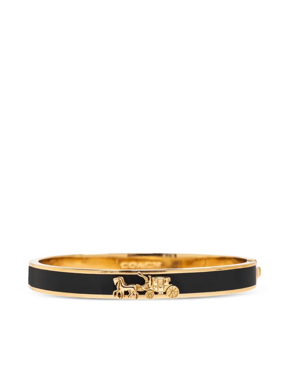 Coach logo-plaque bracelet - Oro