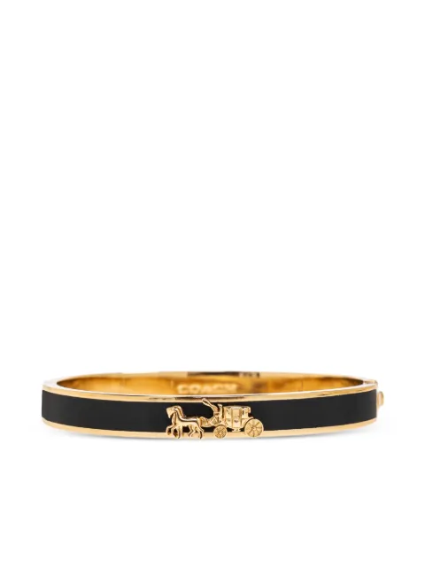 Coach logo-plaque bracelet