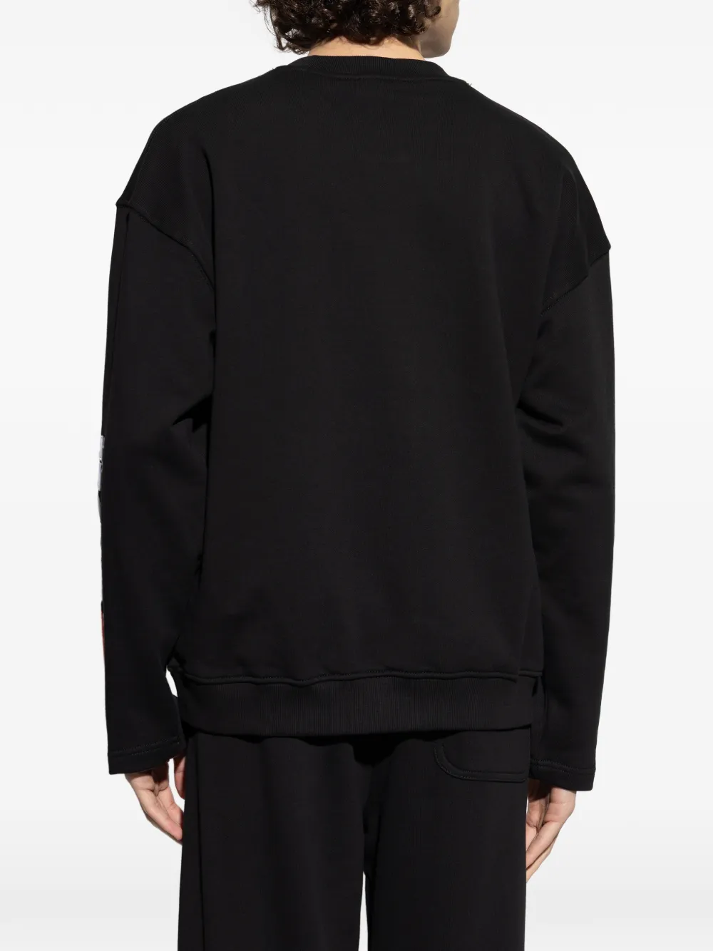 Diesel Sweater met print Zwart