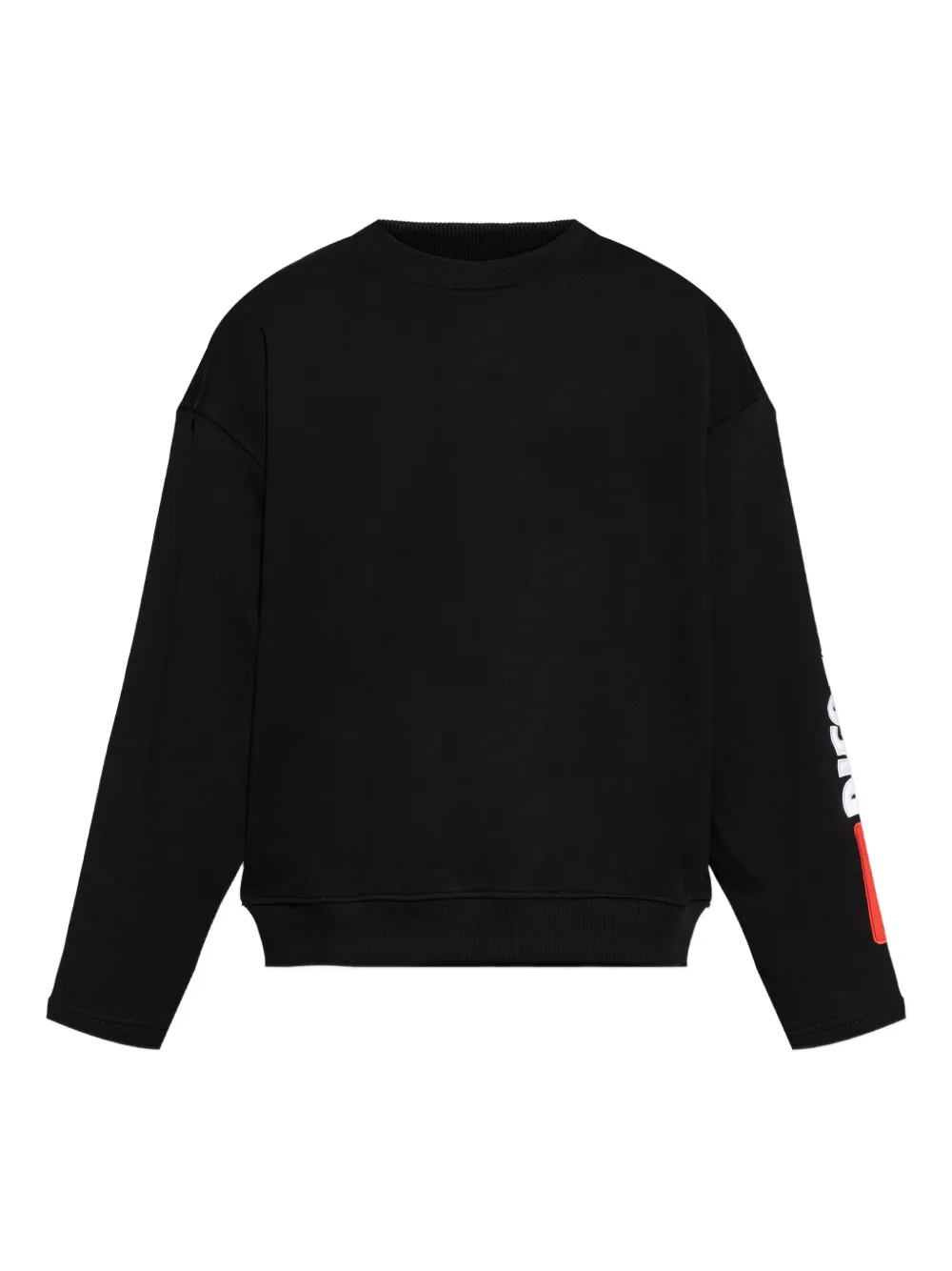 Diesel sudadera con estampado gráfico en la manga | negro | Image 1