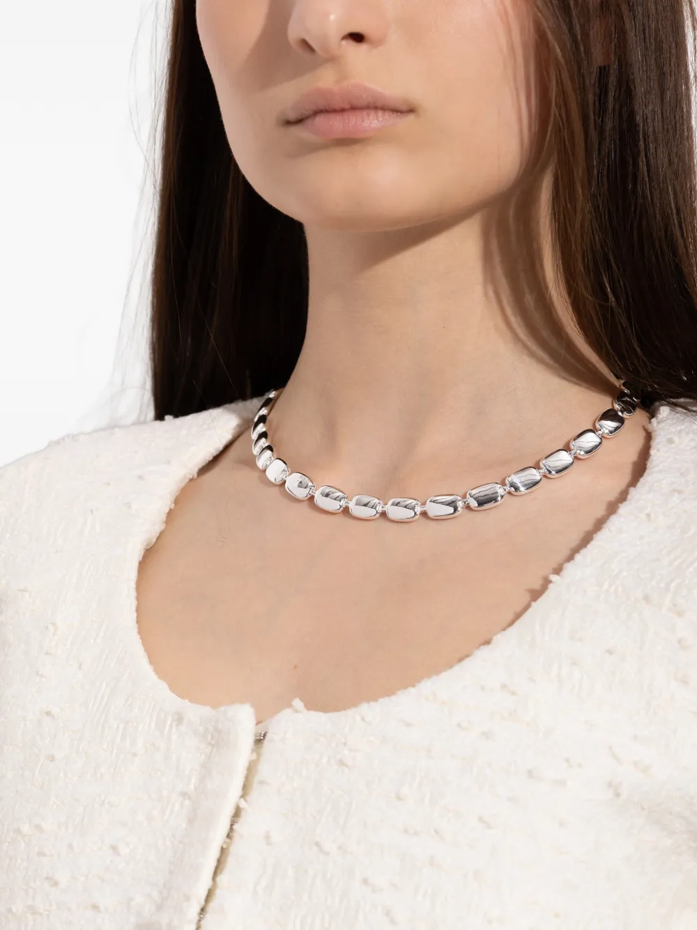 LIE STUDIO Monica chain necklace - Zilver