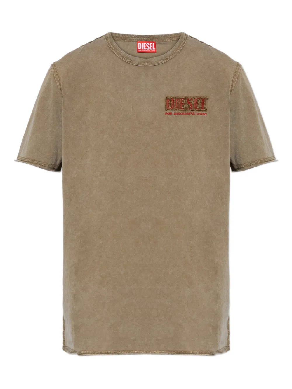 Diesel T-RAWJUST-V1 raw-edge T-shirt | neutro | Image 1