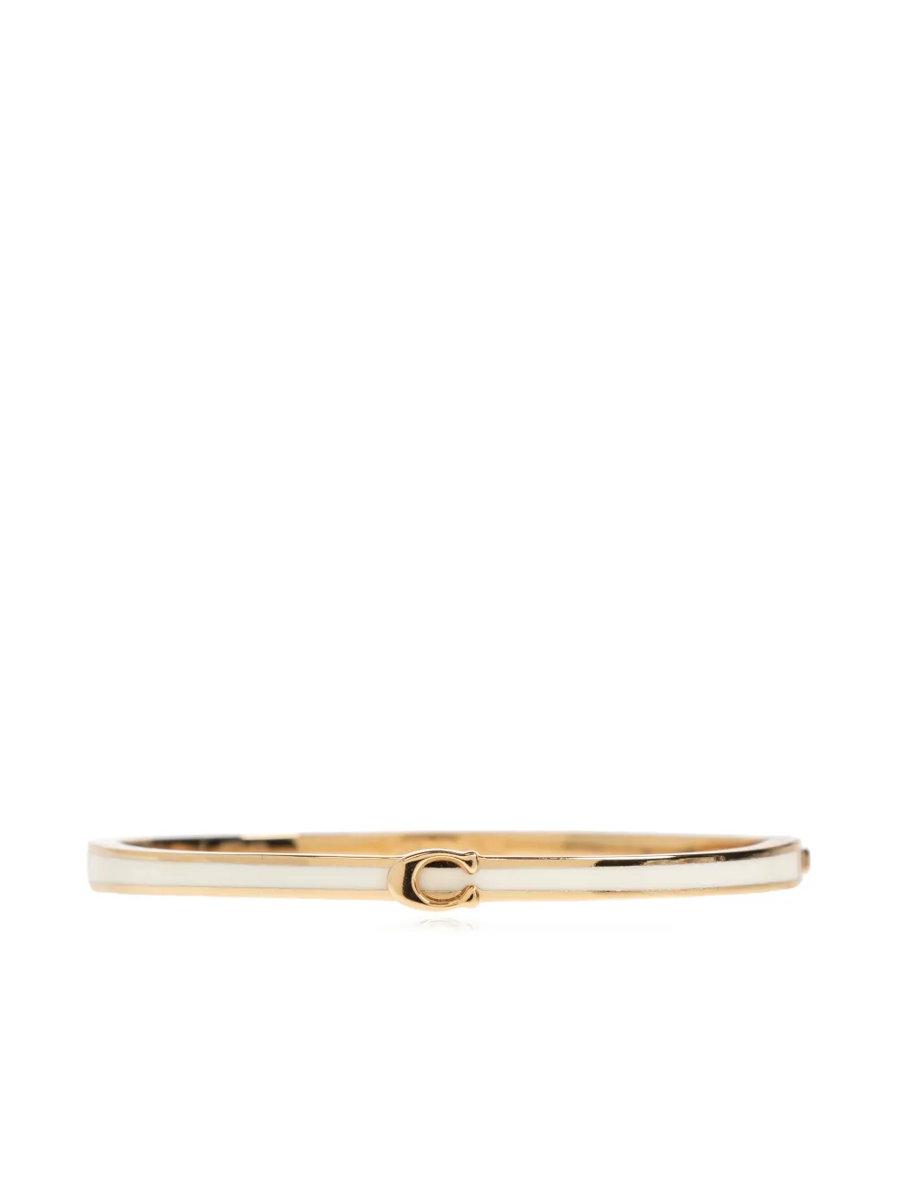 Coach logo bangle bracelet | Gold | Image 1