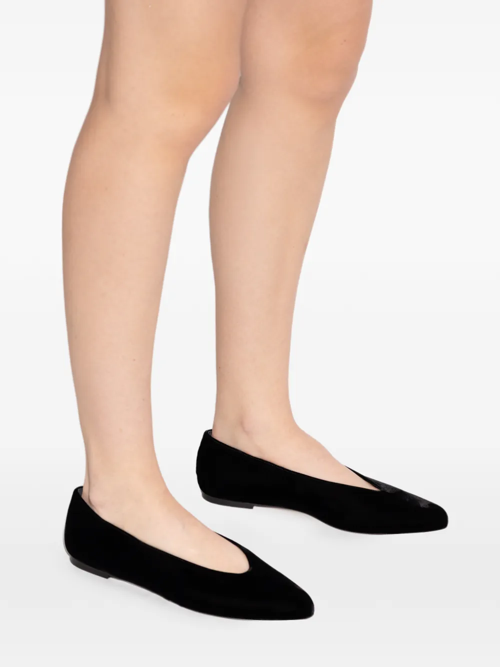 NEOUS Beid ballerina's met ronde neus Zwart