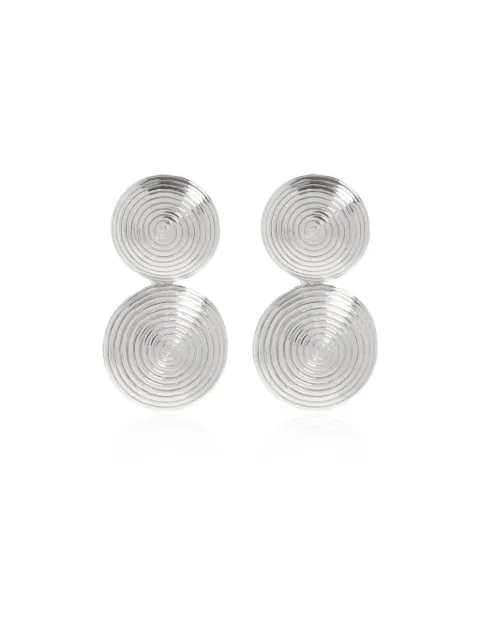 LIE STUDIO Rita double-disc earrings