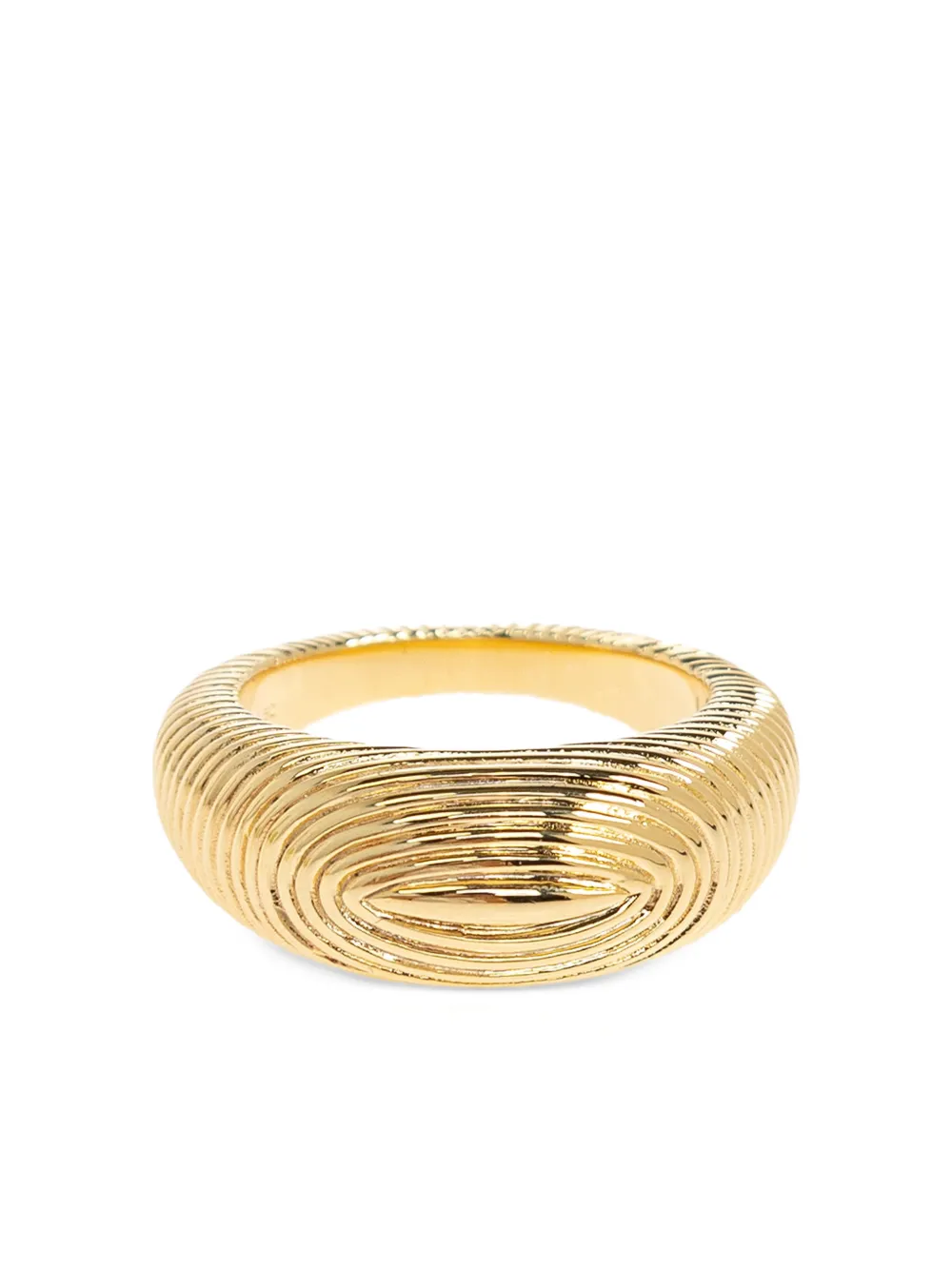 LIE STUDIO Audrey textured ring | Gold | Image 1