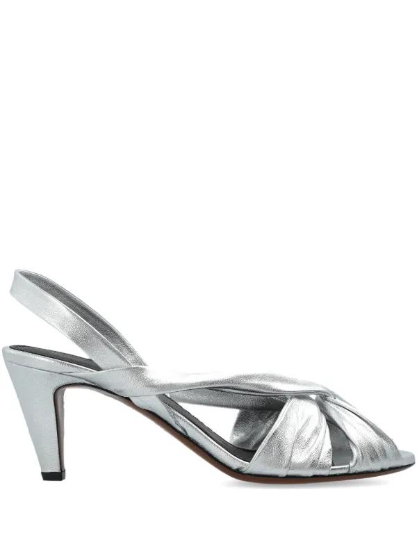 Neous 80mm Naos Sandals in Silver