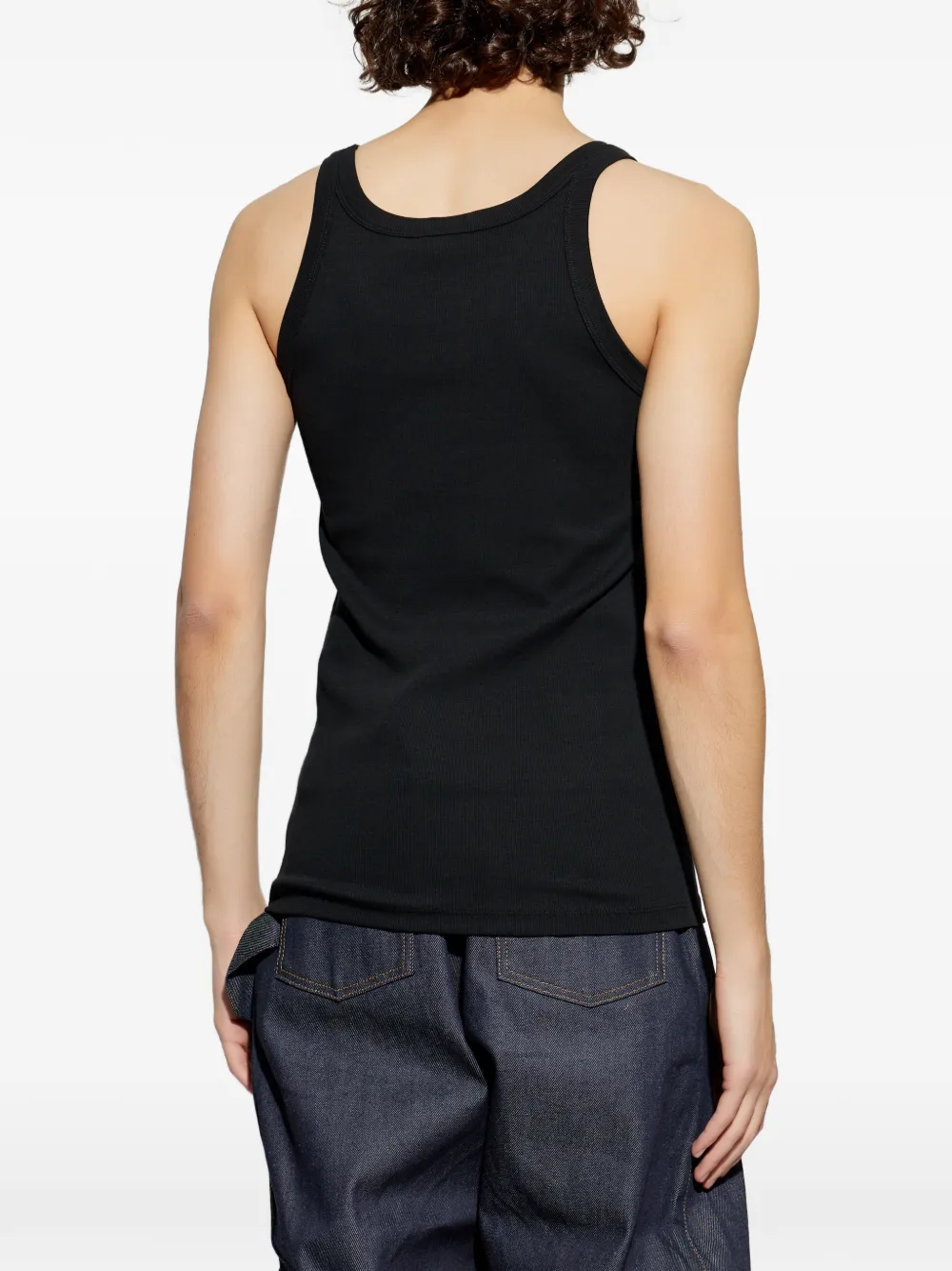 Diesel T-Wife-Dco spencer met logo Zwart