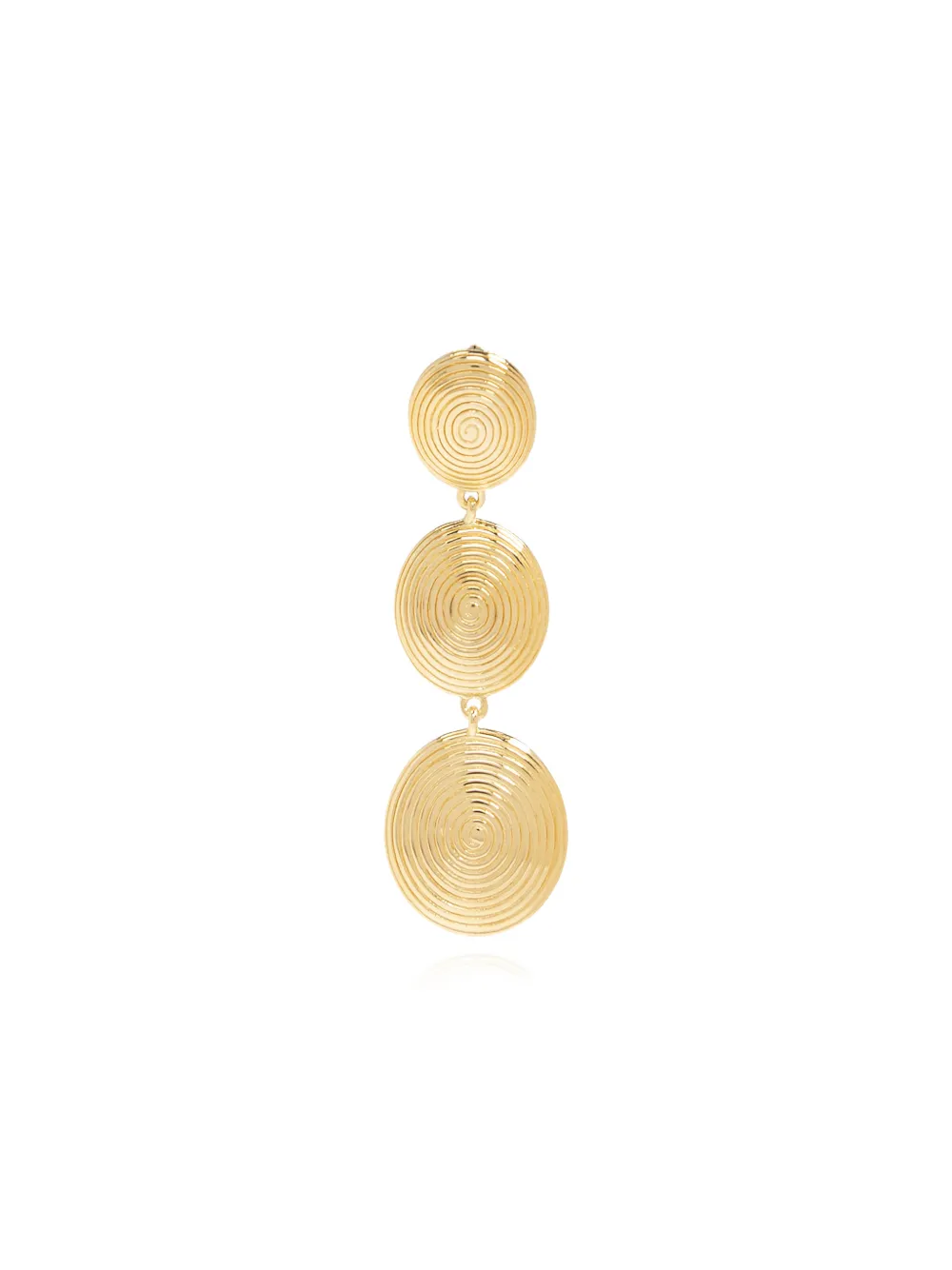 LIE STUDIO Ruby tiered earrings - Goud