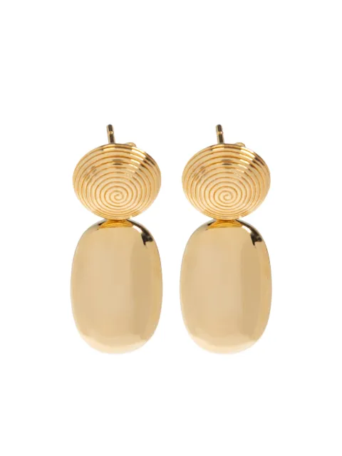 LIE STUDIO pendientes Carla con detalle en espiral