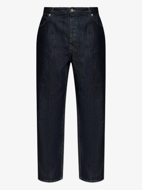 Jil Sander button-fastening jeans