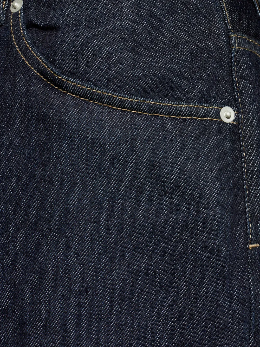 Jil Sander Jeans met knoopsluiting Blauw