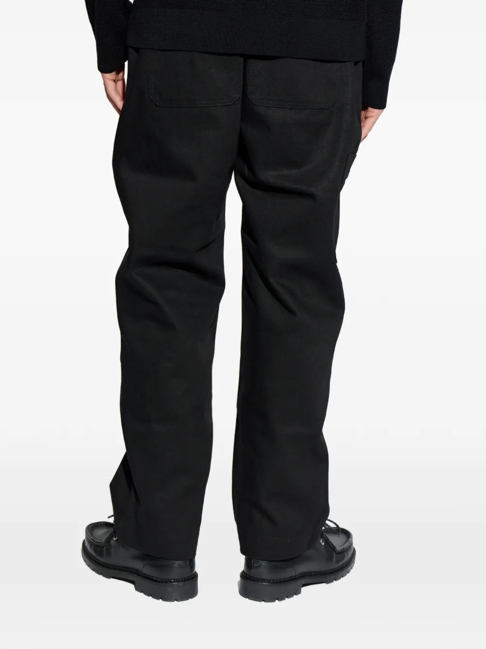Studio Nicholson Denver Button-fastening Trousers In Black